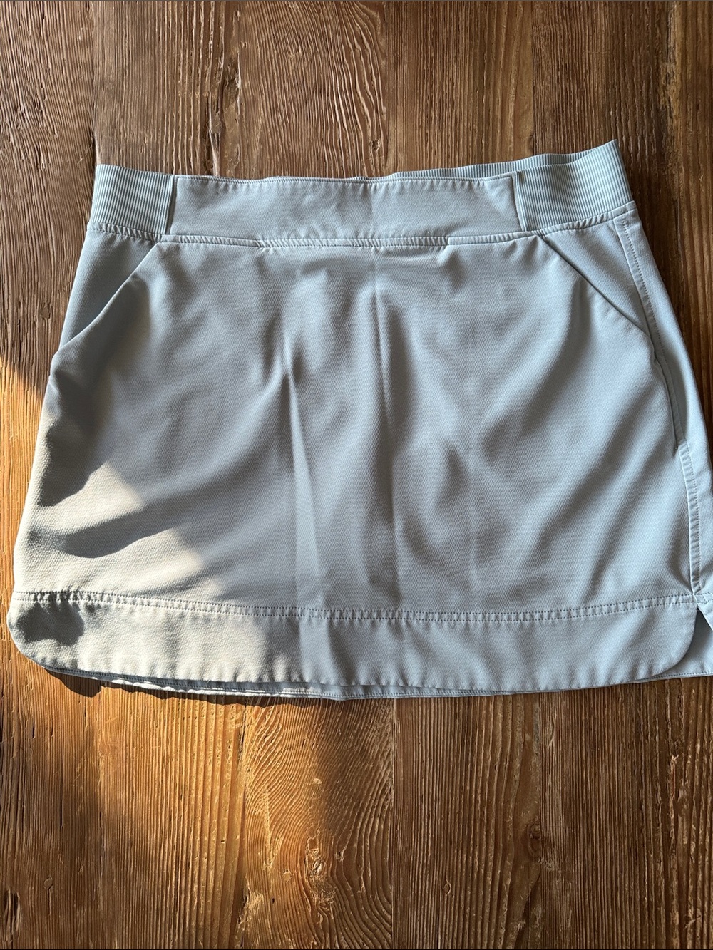 Women's Light Blue Performance Skort with Pockets